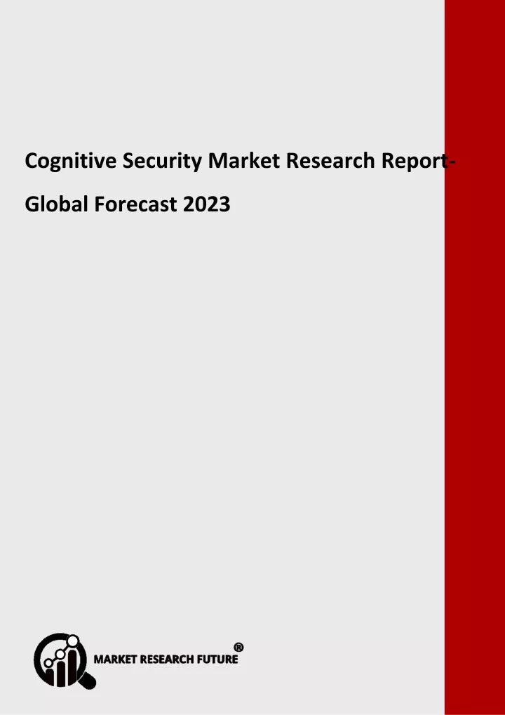 cognitive security market research report global