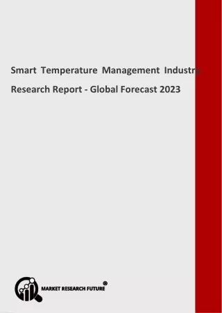 smart temperature management industry research