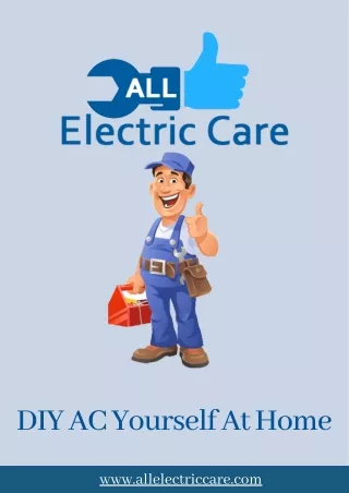 DIY AC repair Yourself At Home