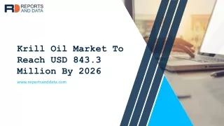 krill oil market to reach usd 843 3 million