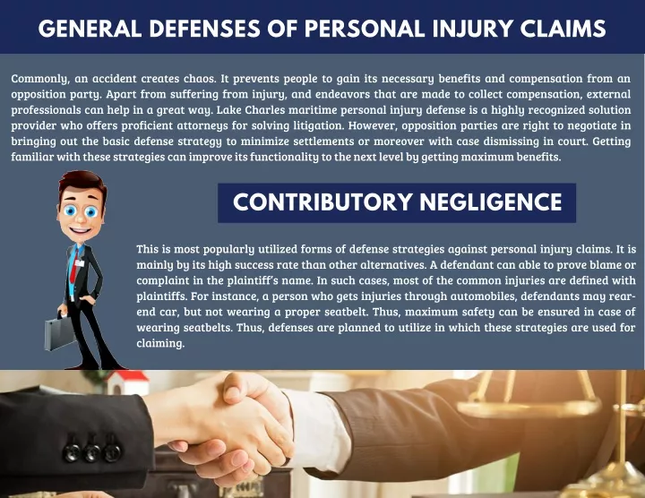 general defenses of personal injury claims