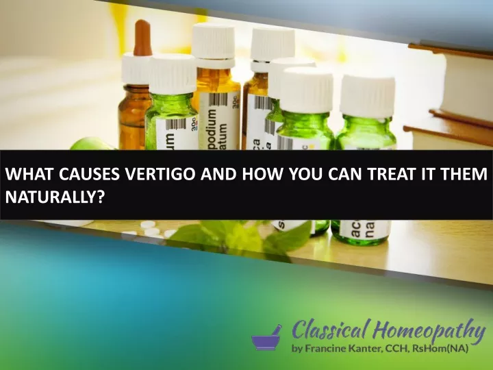 what causes vertigo and how you can treat it them