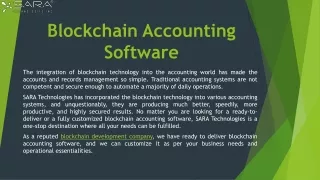 blockchain accounting software