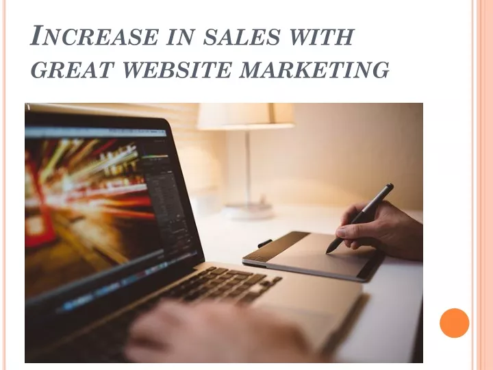 increase in sales with great website marketing