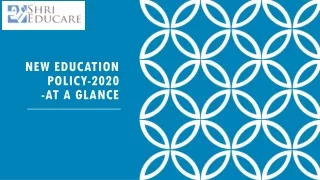 New Education Policy (2020) PPT Latest File