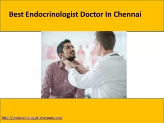 best endocrinologist doctor in chennai