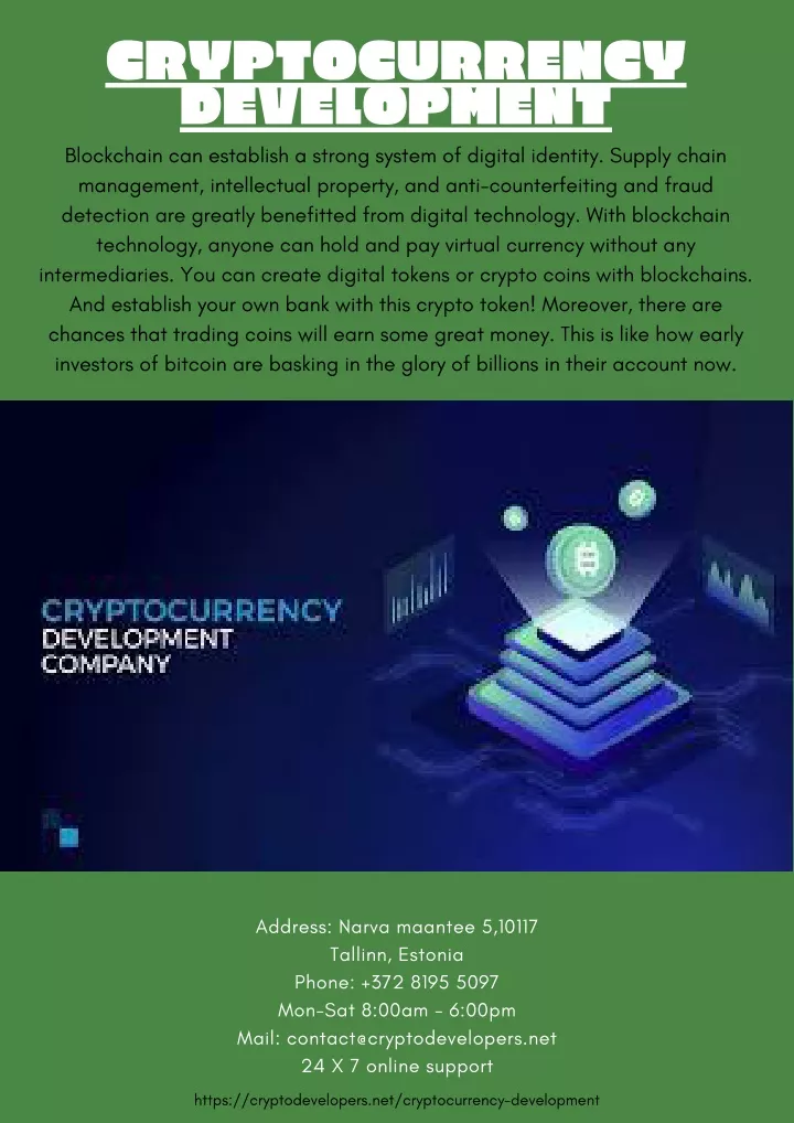 cryptocurrency development blockchain