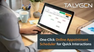 one click online appointment scheduler for quick