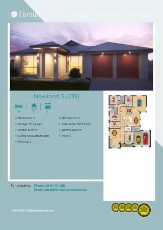 Newland 4 Bed | Format Homes | New Home Builder Adelaide