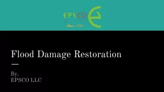 Flood Damage Restoration | Emergency Flood Repair | Flood Damage Service