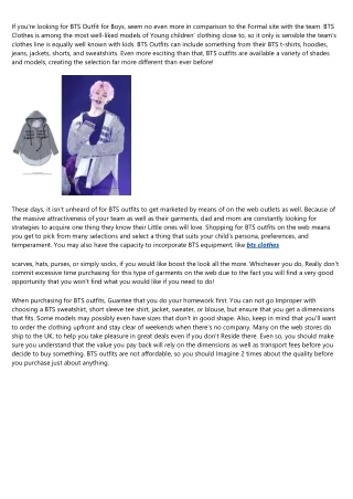 if you re looking for bts outfit for boys seem