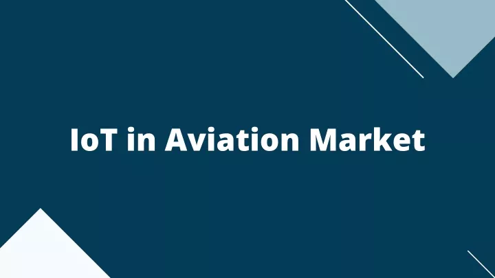 iot in aviation market