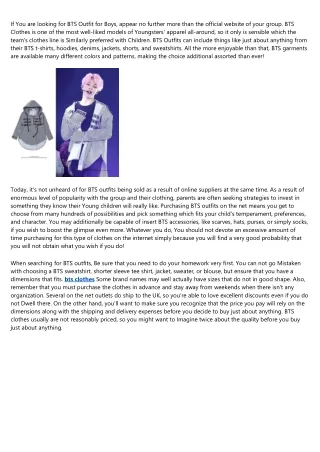if you are looking for bts outfit for boys appear