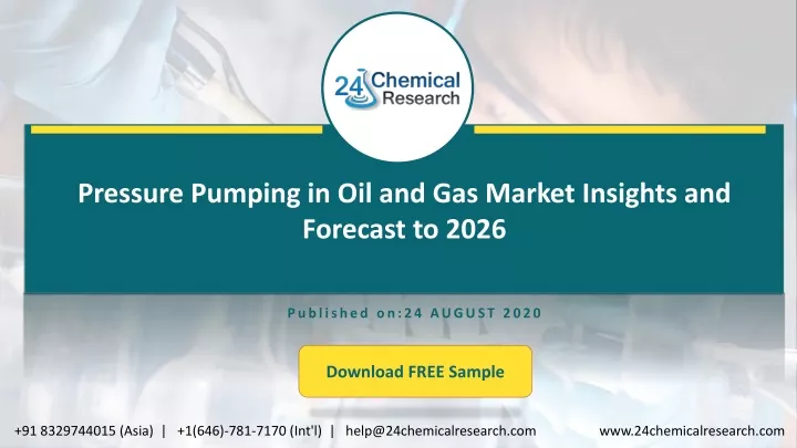 pressure pumping in oil and gas market insights