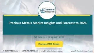 precious metals market insights and forecast