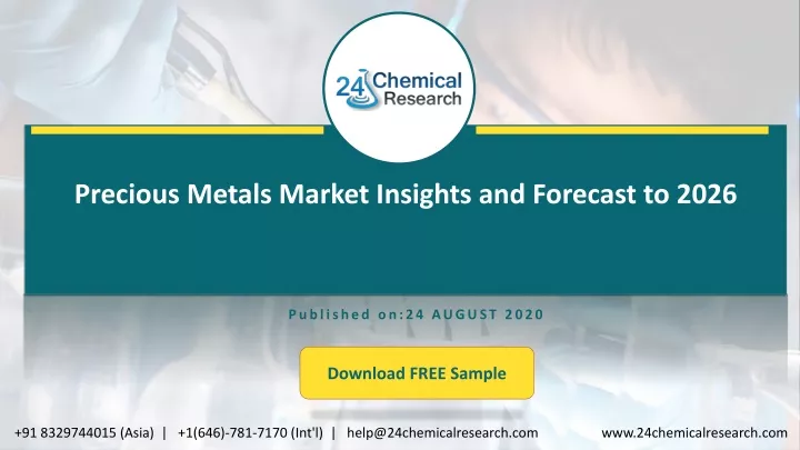 precious metals market insights and forecast
