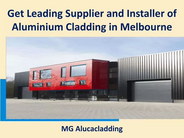 get leading supplier and installer of aluminium cladding in melbourne