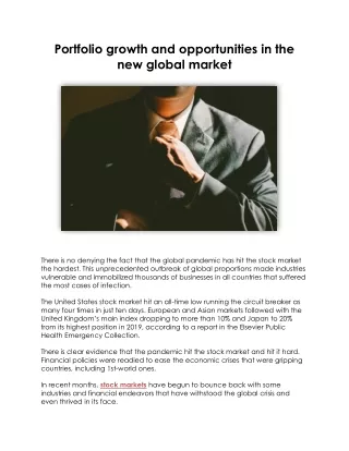 Portfolio growth and opportunities in the new global market - Jubilee Ace