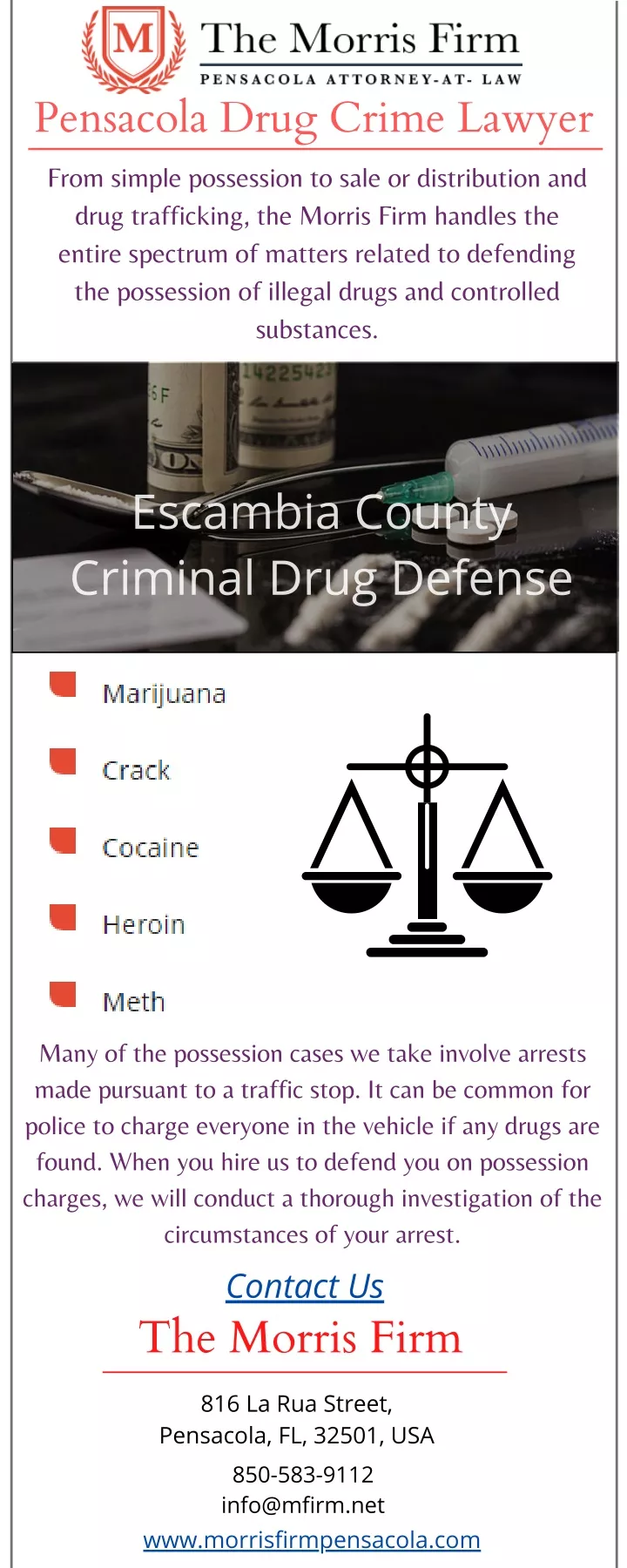 pensacola drug crime lawyer