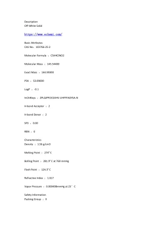description off white solid