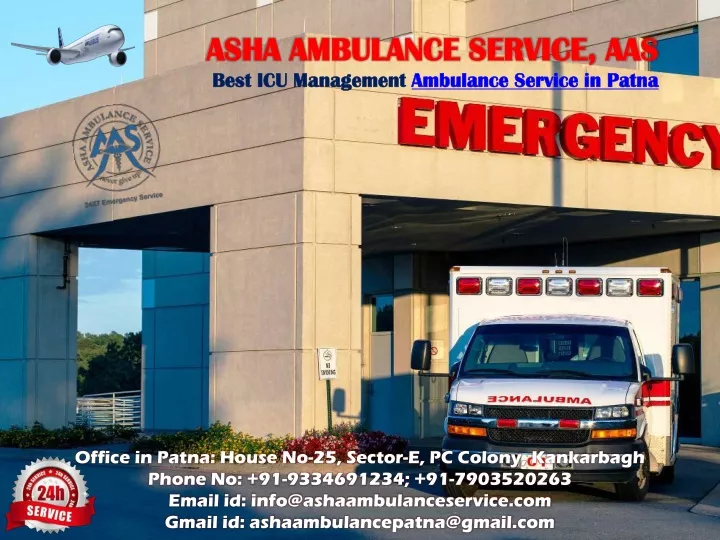 asha ambulance service aas best icu management ambulance service in patna