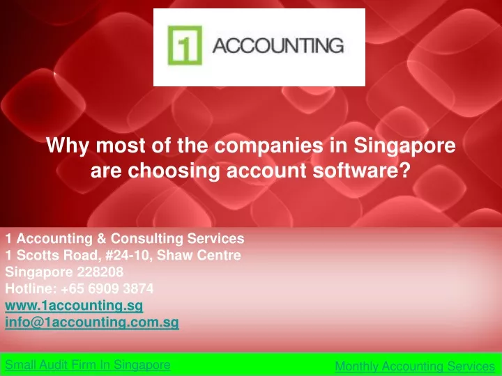 why most of the companies in singapore are choosing account software