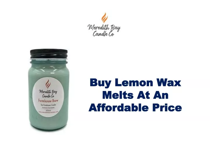 buy lemon wax melts at an affordable price