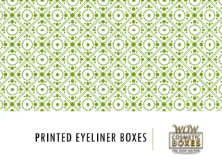 printed eyeliner boxes
