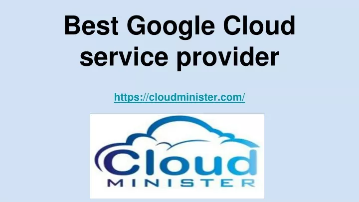 best google cloud service provider