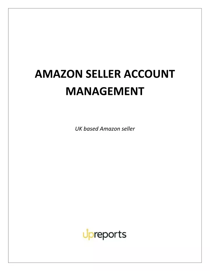 amazon seller account management