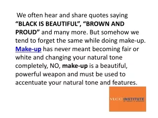 we often hear and share quotes saying black
