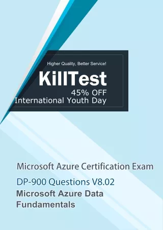 Real DP-900 Exam Questions Microsoft Azure V8.02 Killtest