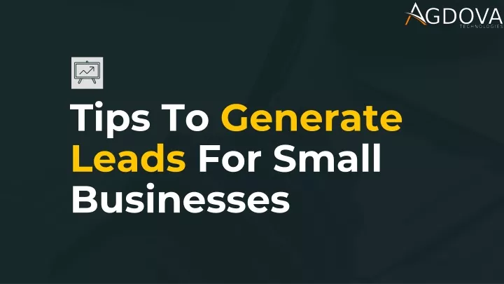 tips to generate leads for small businesses