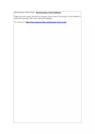 get groupon clone script best groupon clone
