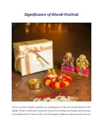Significance of Diwali Festival