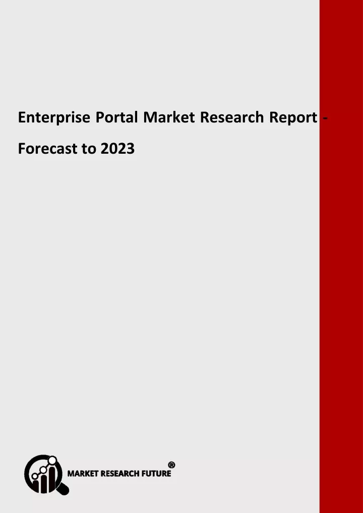 enterprise portal market research report forecast