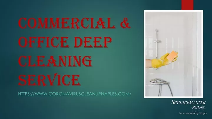 commercial office deep cleaning service