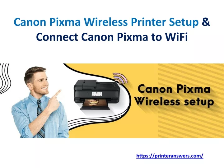 canon pixma wireless printer setup connect canon