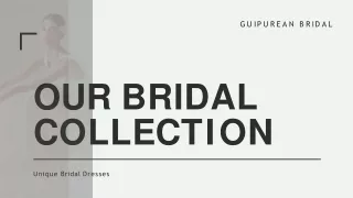 Guipurean Bridal Collection