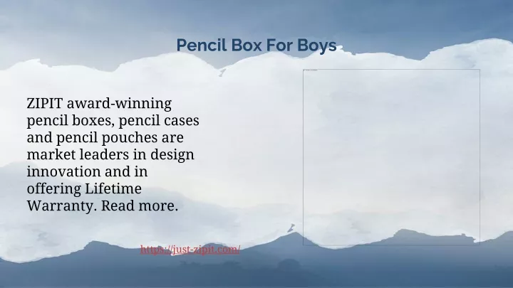 pencil box for boys
