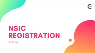 NSIC Registration
