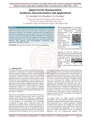 international journal of trend in scientific