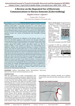 international journal of trend in scientific