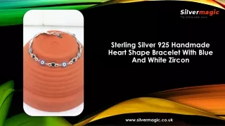 Sterling Silver 925 Handmade Charm Bracelet