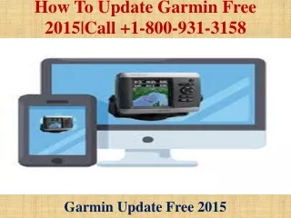 How To Update Garmin Free 2015