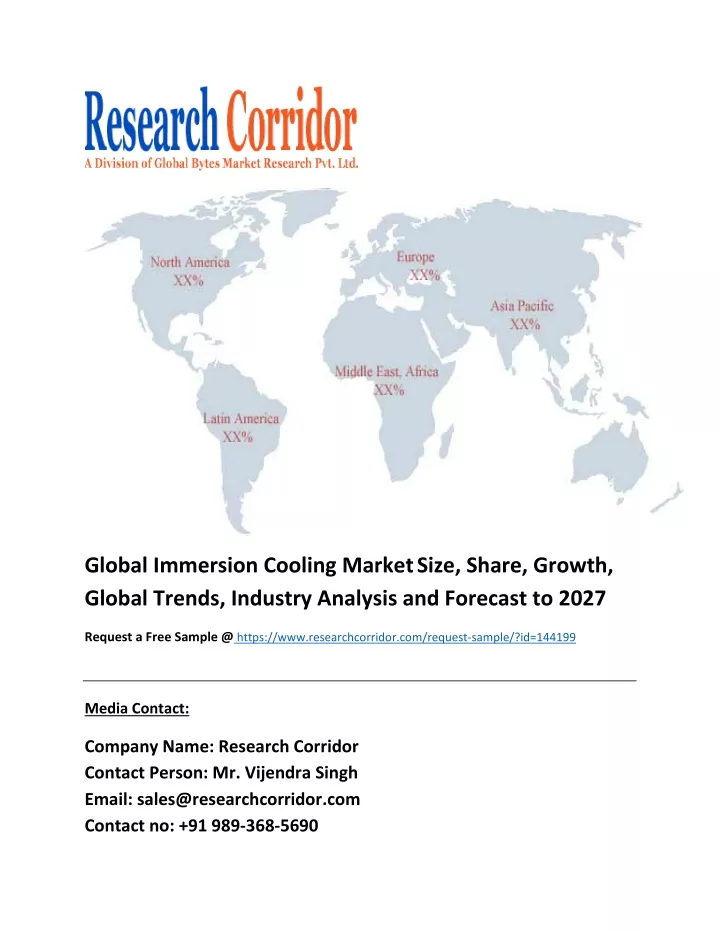 global immersion cooling market size share growth