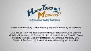 HomeTown Mobility Scooters
