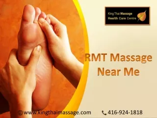 RMT massage near me in Toronto at a reasonable price! King Thai Massage Centre