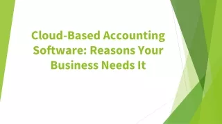 Cloud based invoice software | Accounting software