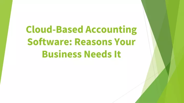 cloud based accounting software reasons your
